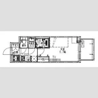SーRESIDENCE都島LUX【9階】の間取り