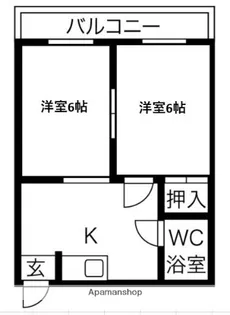 プレアール摂津鳥飼Ⅱ【3階】の間取り