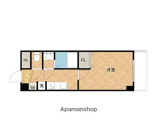 ドミニアムパレス東洋【2階】の間取り