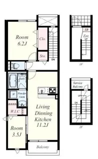 RF-Village【3階】の間取り
