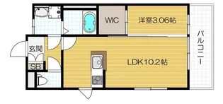 ORACION吹田【601号室号室】の間取り