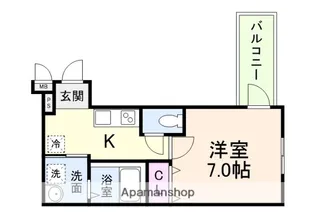 フジパレスJR淡路駅東【1階】の間取り
