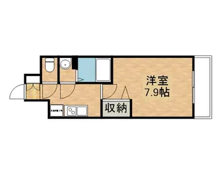 プレサンスNEO上新庄PRIMECRUIS【6階】の間取り