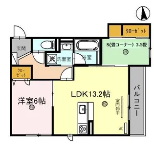 トリシア江坂【3階】の間取り