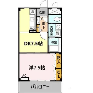 アージュ・ヴェール【1階】の間取り