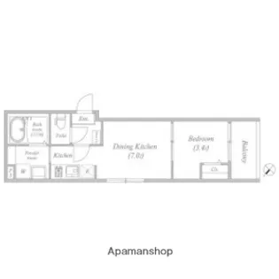 大阪府大阪市東淀川区菅原5丁目【アパート】の間取り