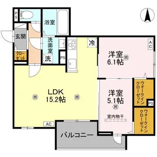 GREEN VILLAGE【3階】の間取り