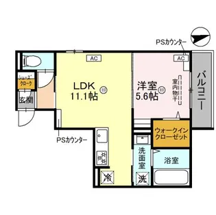 レジェンドコート大宮【3階】の間取り