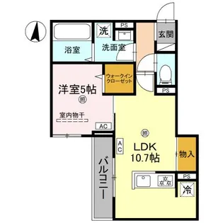 Clashist中宮3丁目【2階】の間取り