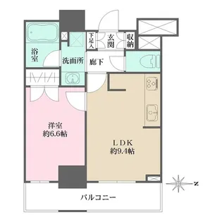 アデニウムタワー梅田イーストスクエア【8階】の間取り