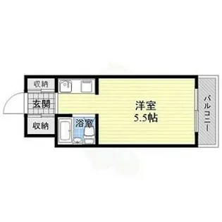 朝日プラザ新大阪アネックス【7階】の間取り