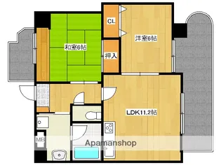 ウノディアマンテ【1階】の間取り