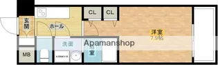 アドバンス新大阪Ⅴ【8階】の間取り