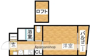 エステムコート新大阪Ⅲステーションプラザ【8階】の間取り