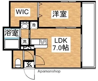 CITY SPIRE十三東(インボイス十三東レジデンス)【7階】の間取り