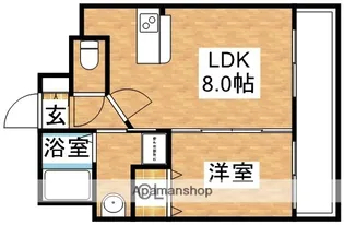 CITY SPIRE十三東(インボイス十三東レジデンス)【4階】の間取り