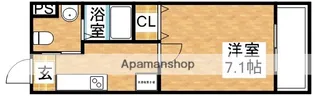 セレブコート豊新【2階】の間取り