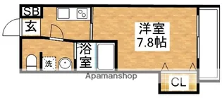 センコートⅡ【4階】の間取り