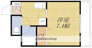 アーネスト山手Ⅱ【4階】の間取り