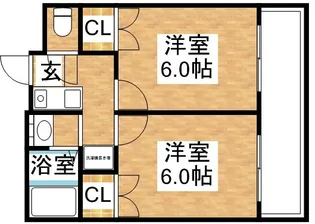 第5浦濱ビレッジ【2階】の間取り