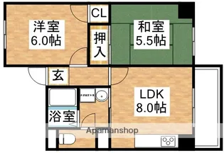 クリアコートU【3階】の間取り