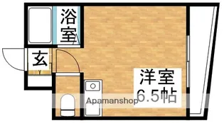 メゾンアンティーム【4階】の間取り