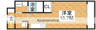 グレンパーク新大阪Ⅱ【7階】の間取り