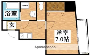 エムロード新大阪【7階】の間取り