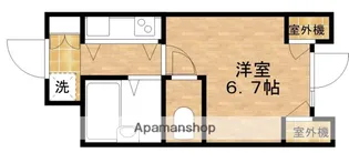 ミフネセントラルベア新大阪【5階】の間取り