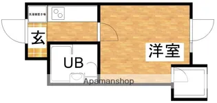 ミフネセントラルベア新大阪【8階】の間取り