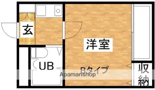 スリーデイズ新大阪【4階】の間取り