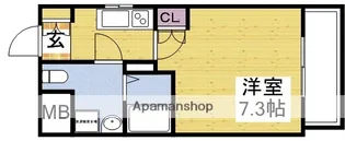 アスリート江坂Ⅱ番館【8階】の間取り