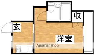 かねまつ東三国マンション【3階】の間取り