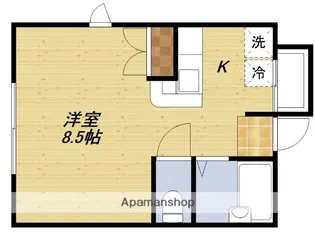 ハウス道正【2階】の間取り