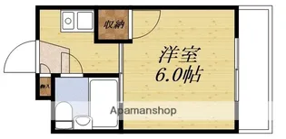 1Rの間取り画像