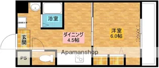 第18関根マンション【8階】の間取り