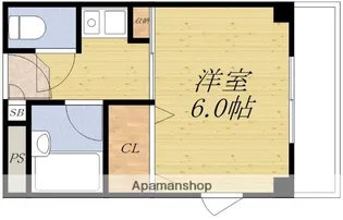 ベルビューレ千里山壱番館【2階】の間取り