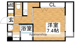 DOLCE VITA Ⅰ【7階】の間取り