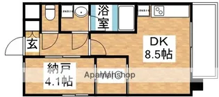 レジディア新大阪【10階】の間取り