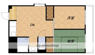 三番グリーンハイツ【2階】の間取り
