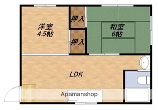 新大阪土井コーポ【2階】の間取り