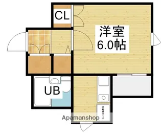 レジデンスノーブル【4階】の間取り