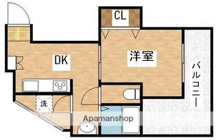 メティス有馬【2階】の間取り