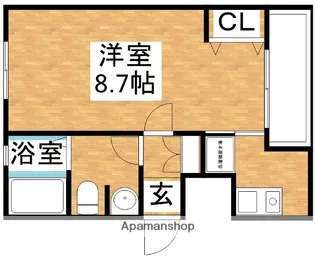 キャピトル新大阪【4階】の間取り