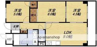 久光マンション【1階】の間取り