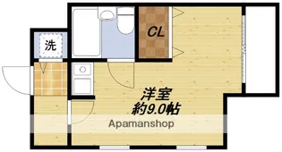 ミュゼ西淡路【3階】の間取り
