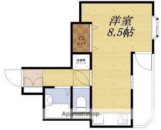 カルム香川【1階】の間取り