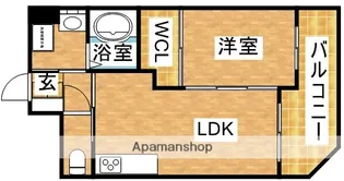 ノルデンハイム江坂Ⅱ【4階】の間取り