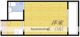 リブ山手【3階】の間取り