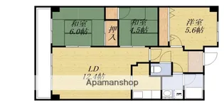 ファミーユ百合【5階】の間取り